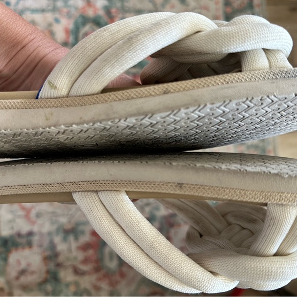 Rothy's Cream Sandals with Braided Design - Picture 5 of 7